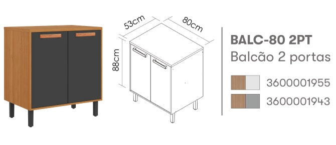 COZINHA COMPLETA 5PÇS NÁPOLES COM FORNO - ITATIAIA