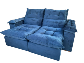 SOFÁ RETRÁTIL E RECLINÁVEL IMPERIAL 2,00 M VELUDO – IMPERIAL DECOR