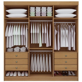 GUARDA-ROUPA 6 PORTAS COLIBRI + CÔMODA IPANEMA  – D’DORO MÓVEIS