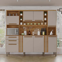 ARMÁRIO DE COZINHA ACÁCIA 8P 2G LARG. 2,18M - SALLÊTO
