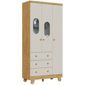 GUARDA-ROUPA 3 PORTAS PINGO  – PEROBA MÓVEIS