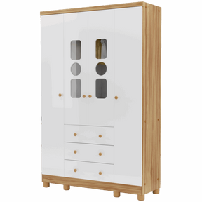 GUARDA-ROUPA 4 PORTAS TEDY  – PEROBA MÓVEIS