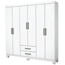 Guarda Roupa Aries Casal 6 Portas 2 Gavetas Carioca