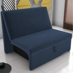 SOFÁ CAMA MALU 2 LUGARES TECIDO SUEDE 115CM