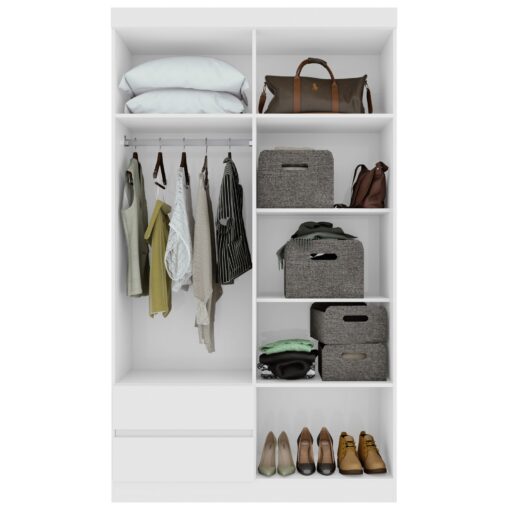 GUARDA-ROUPA 4 PORTAS ZEUS 1,19 M – LOPAS