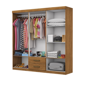 GUARDA-ROUPA ARIES 6 PORTAS 2 GAVETAS – CARIOCA MÓVEIS