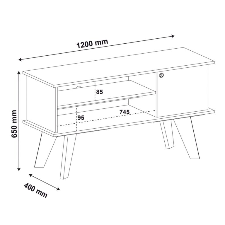 Rack até 50″ Frank