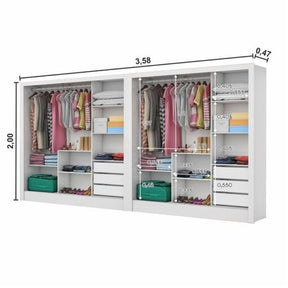 CLOSET DUBAI/SANTIAGO 1,79 M X 1,79 M – CARIOCA MÓVEIS