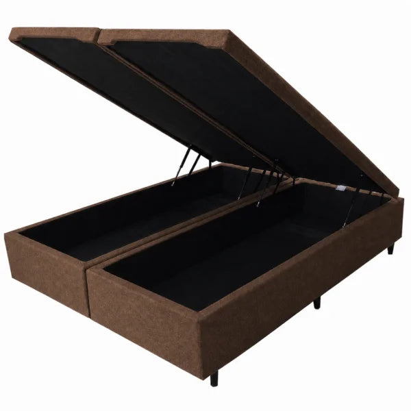 BASE BAÚ BIPARTIDA KWID CASAL EM LINHÃO 41X138X188CM DREAM BOX