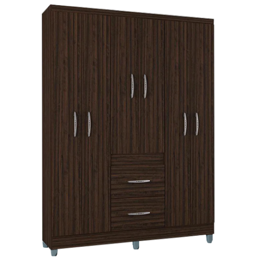 GUARDA - ROUPA 6 PORTAS MILÃO 1,35  – POQUEMA