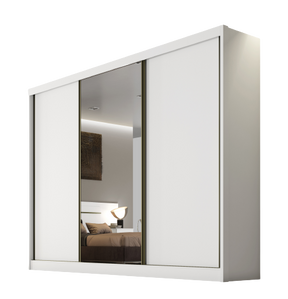 GUARDA-ROUPA SOLLO PLUS (1 PORTA ESPELHADA) 2,736 – NOVO HORIZONTE