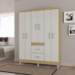 GUARDA - ROUPA 6 PORTAS MILÃO 1,35  – POQUEMA