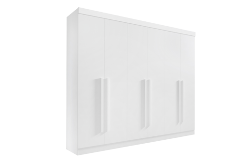 GUARDA-ROUPA 6 PORTAS DA VINCI 2,75 M  – D’DORO MÓVEIS