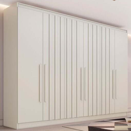 GUARDA-ROUPA 6 PORTAS OXFORD 2,10 M  – MÓVEIS EUROPA