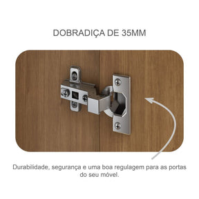 GUARDA-ROUPA 6 PORTAS ROYAL 2,388 M – NOVO HORIZONTE
