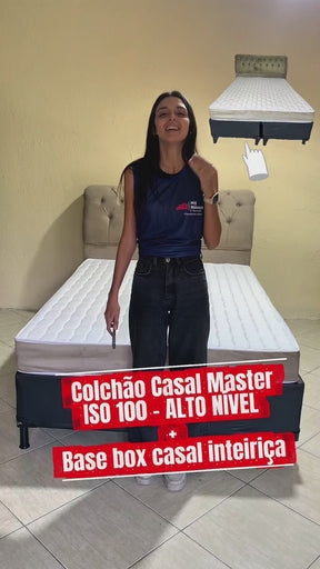 COLCHÃO CASAL MASTER ISO 100 138X188X18 - ALTO NÍVEL