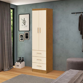 ROUPEIRO TEXAS LARG. 0.47M 2 PORTAS 3 GAVETAS SAN MARINO